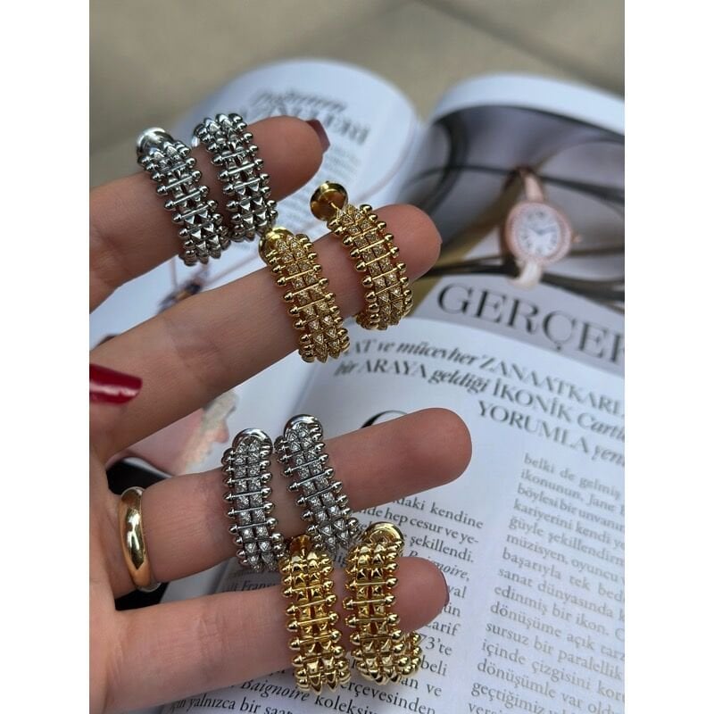 İTHAL CARTİ TAŞLI KÜPE