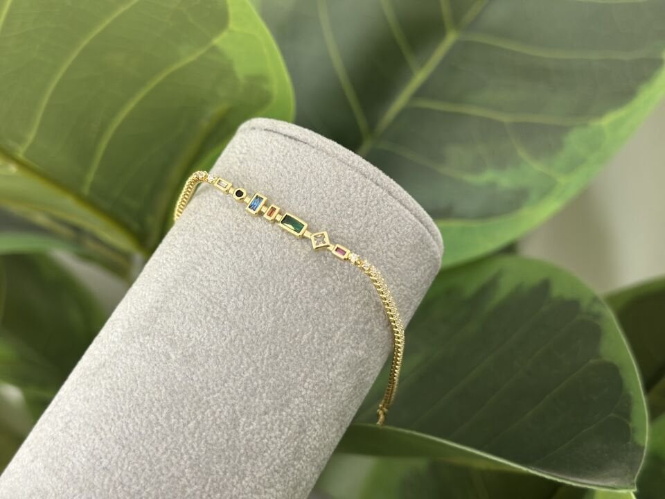 MİNİMA SU YOLU VE RENK DETAYLI BİLEKLİK