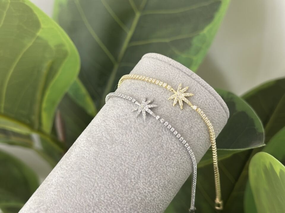 MİNİMA SU YOLU VE YAPRAK DETAYLI BİLEKLİK