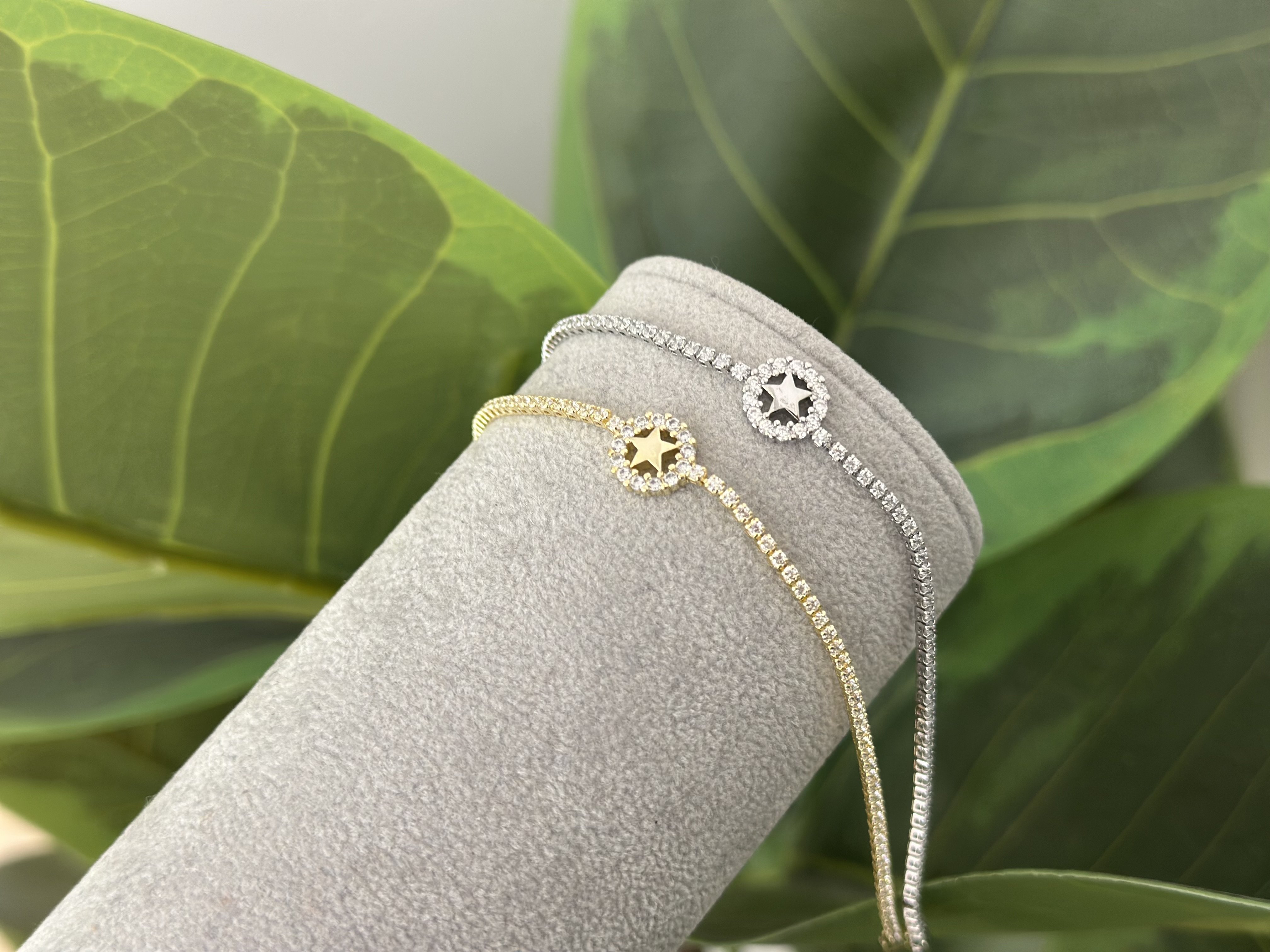 MİNİMA SU YOLU VE YILDIZ DETAYLI BİLEKLİK