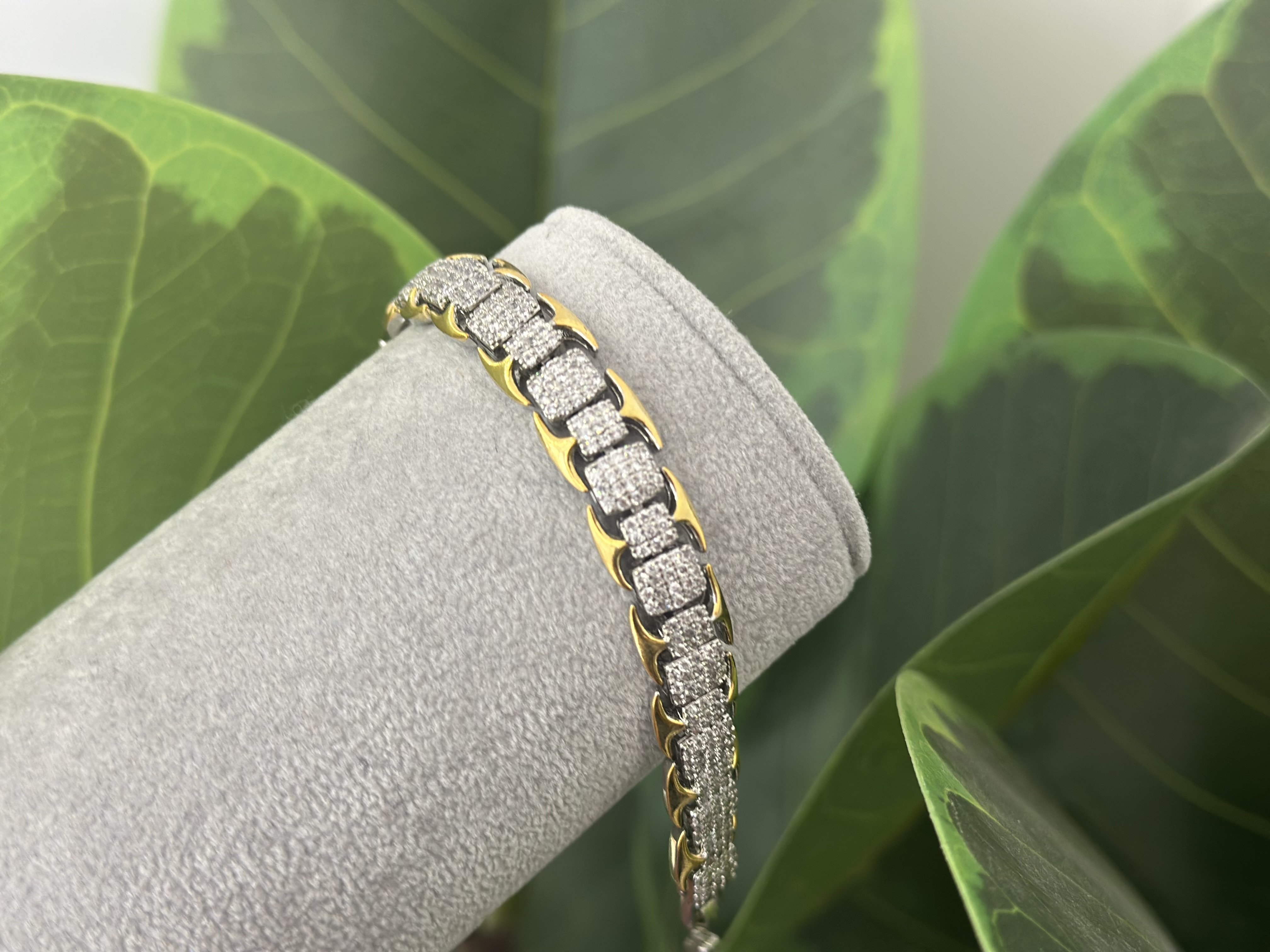 TAŞ DETAY ÇİFT RENK BİLEKLİK