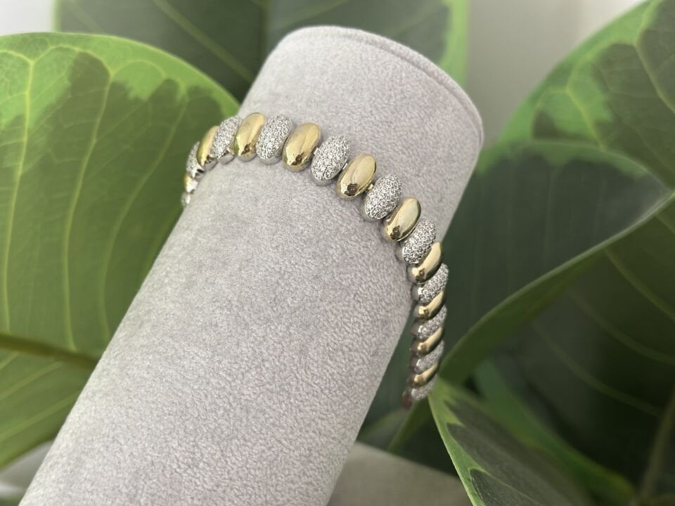 TAŞ DETAY ÇİFT RENK BALON BİLEKLİK