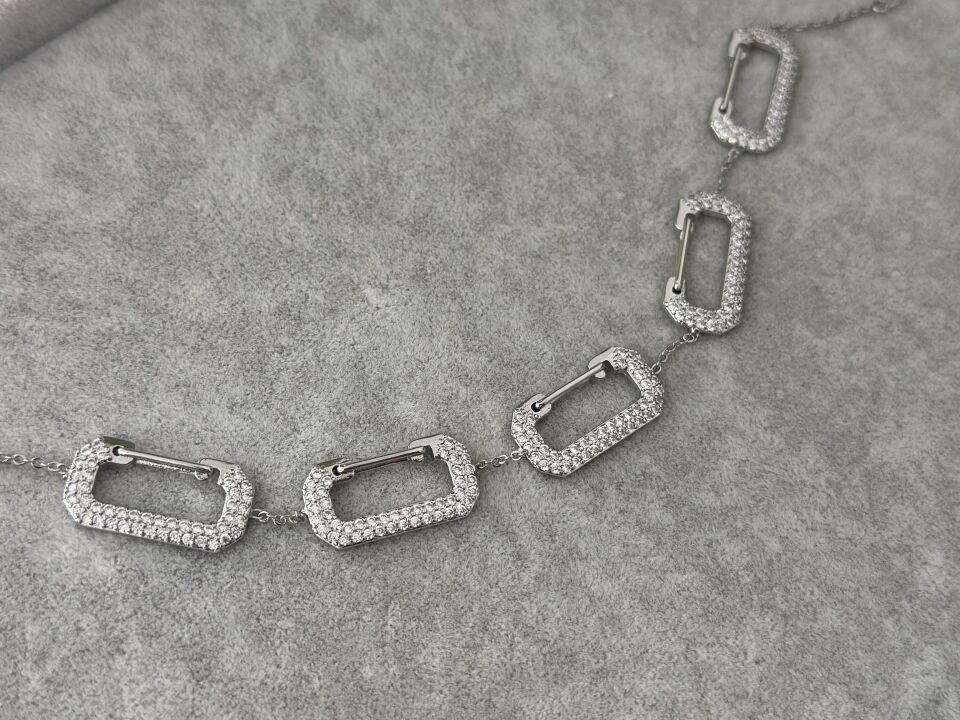 ATAÇ VE TAŞ DETAY SİLVER BİLEKLİK