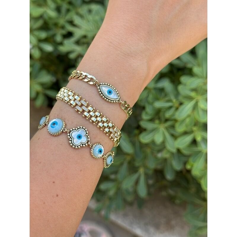 PERLA TEK NAZAR BİLEKLİK