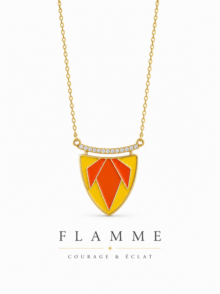 HARMONİE FLAMME KOLYE