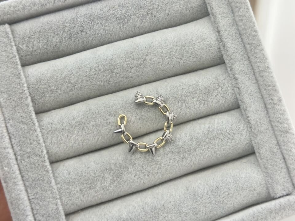 ZİNCİR DETAYLI ÇİFT RENK CUFF