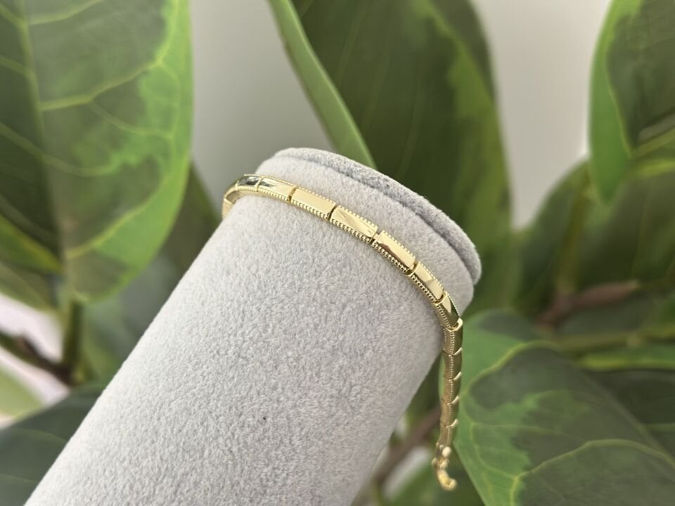DÜZ DETAYSIZ GOLD BİLEKLİK