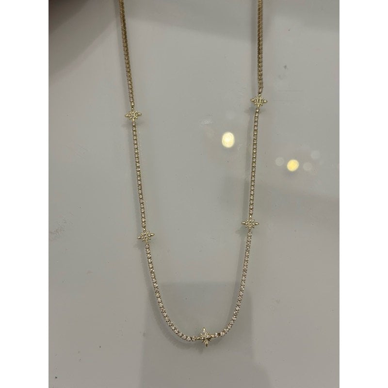 MİNİMAL  YILDIZ KOLYE