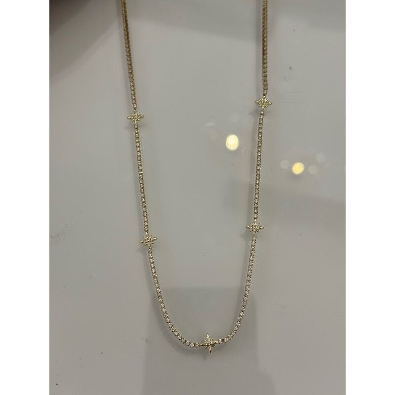 MİNİMAL  YILDIZ KOLYE