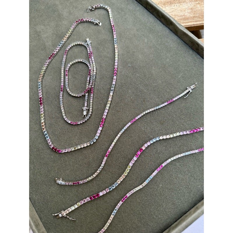 RENKLİ DÖKÜM DÖNMEYEN SU YOLU 3MM. KOLYE