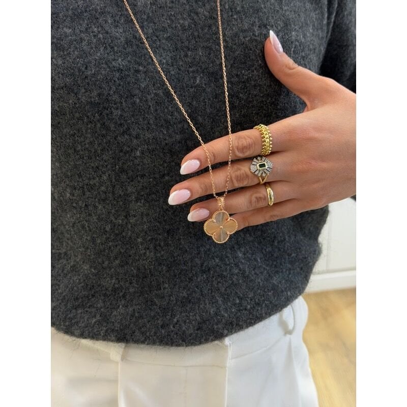 VC BÜYÜK TEKLİ UZUN KOLYE