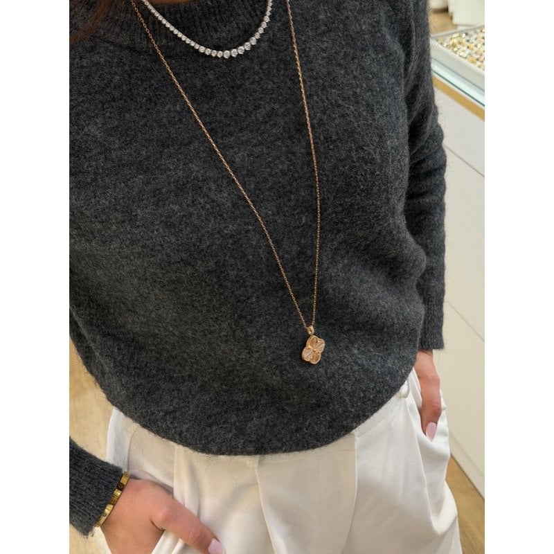 VC BÜYÜK TEKLİ UZUN KOLYE