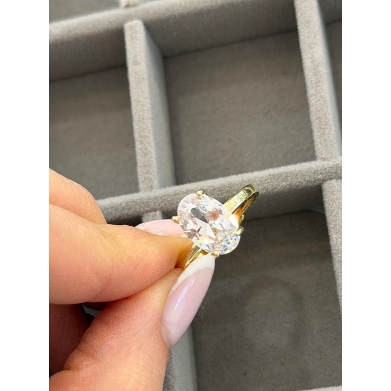 İTHAL OVAL KESİM YÜZÜK (Arkadan Ayarlamalıdır.)