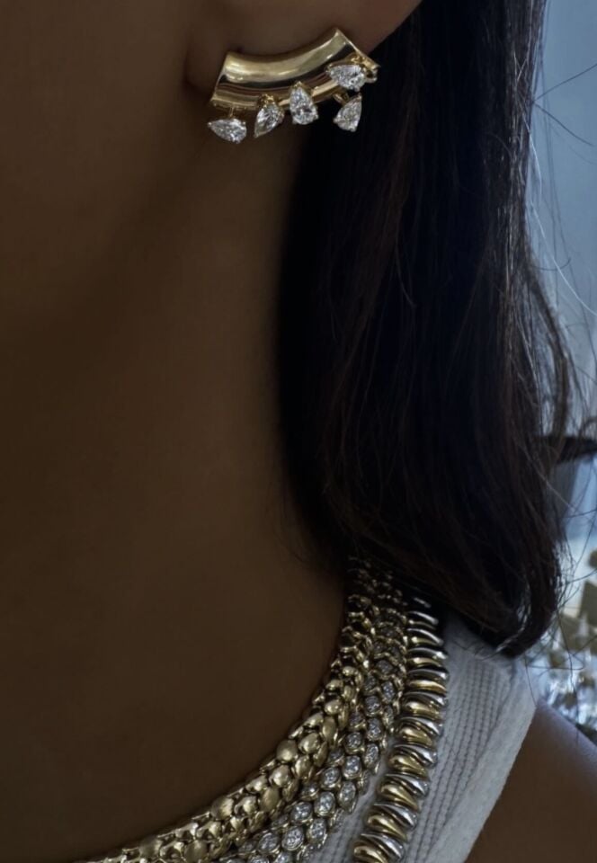 MARKİZ KESİM TAŞ DETAYLI KÜPE