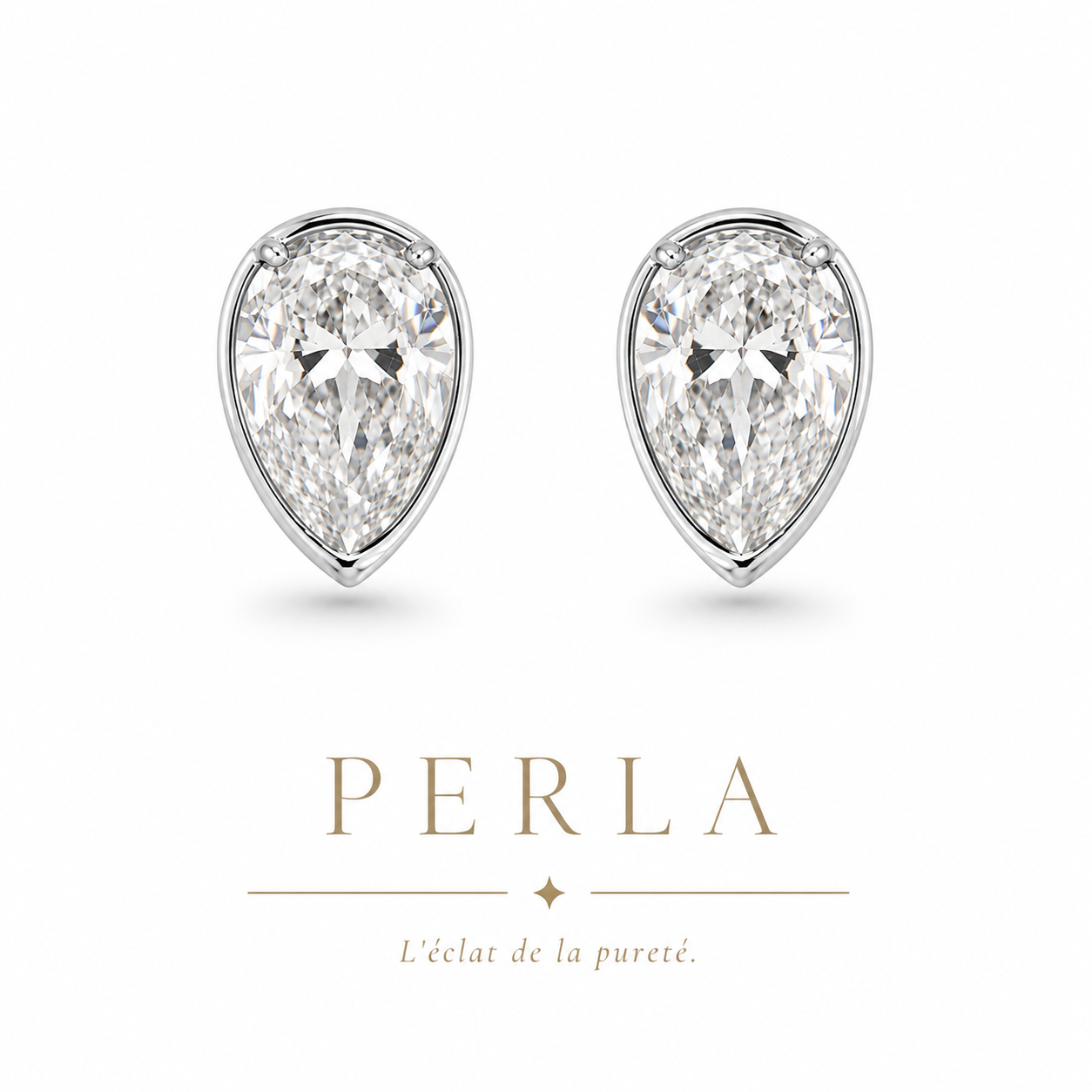PERLA SİLVER KÜPE