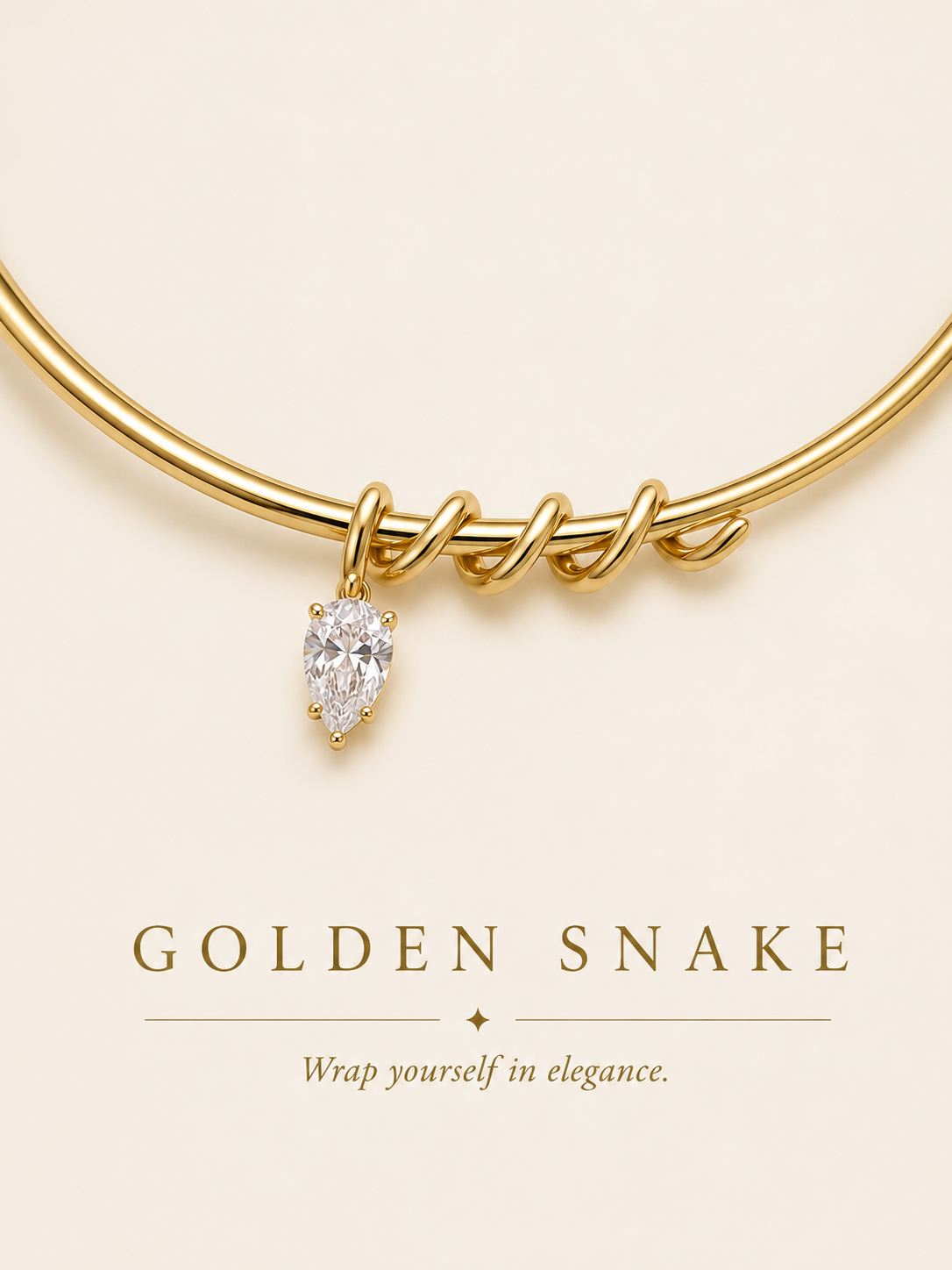 GOLDEN SNAKE KOLYE