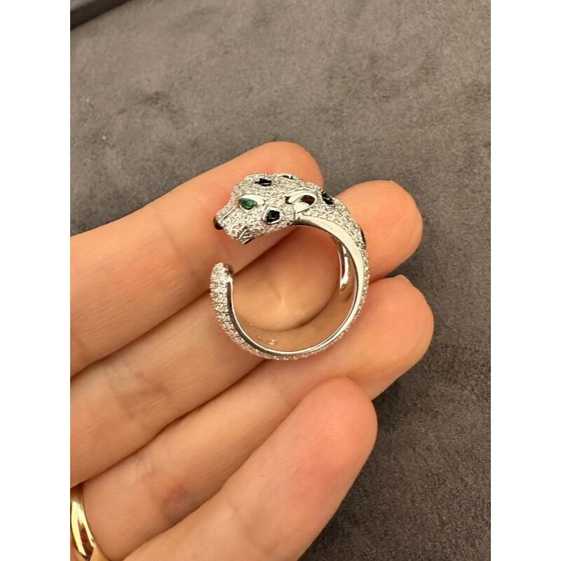 PANTHER YÜZÜK (925 AYAR GÜMÜŞ)