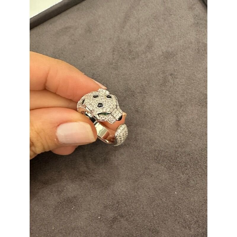 PANTHER YÜZÜK (925 AYAR GÜMÜŞ)