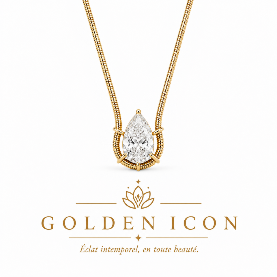 GOLDEN İCON KOLYE