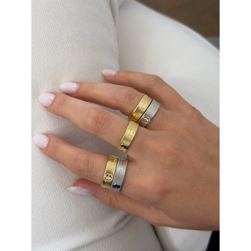 LOVE CARTİ GOLD YÜZÜK (YAZISIZ)