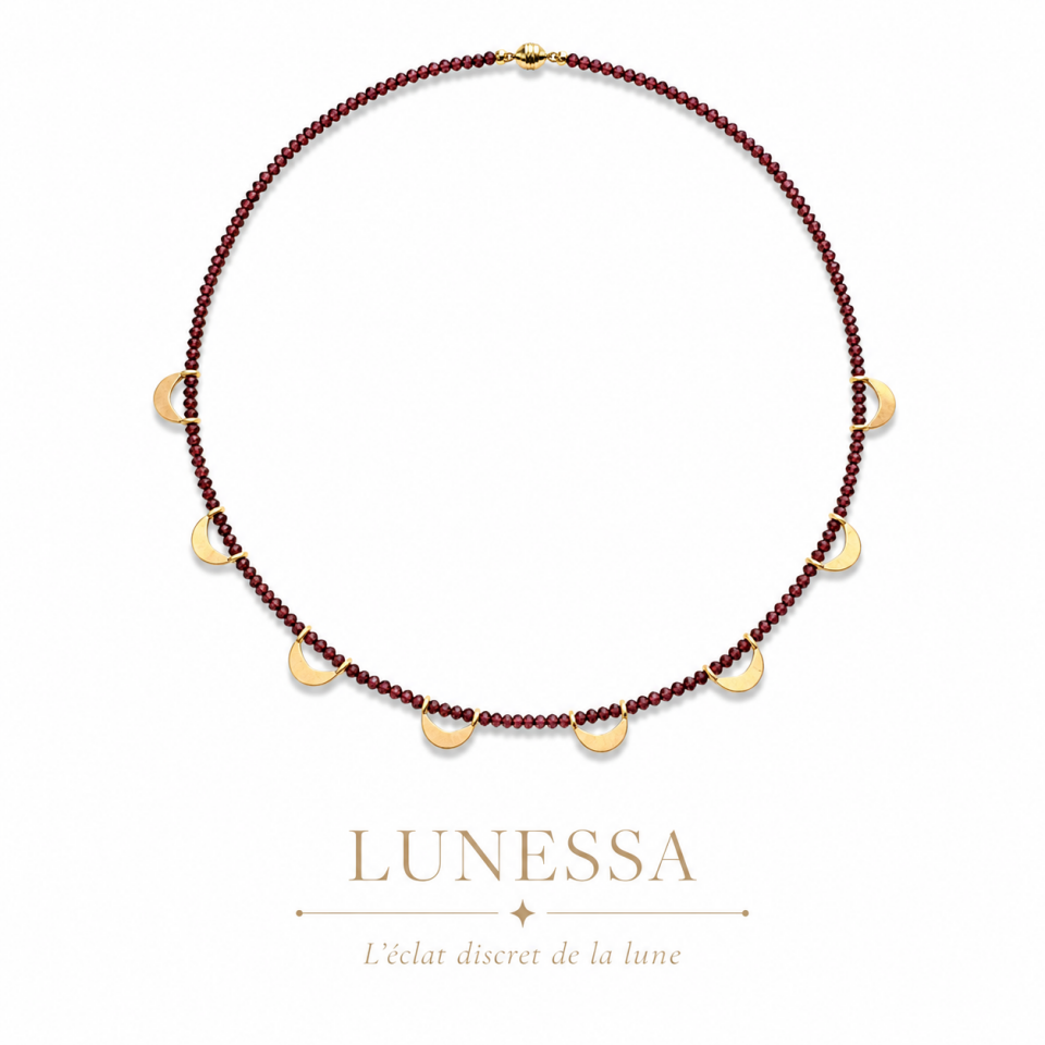 LUNESSA DOĞALTAŞ KOLYE