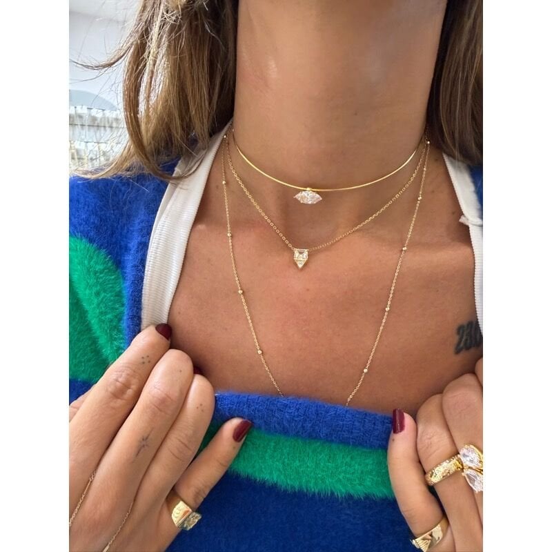 HAİLEY KOLYE (925 ayar Gümüş )