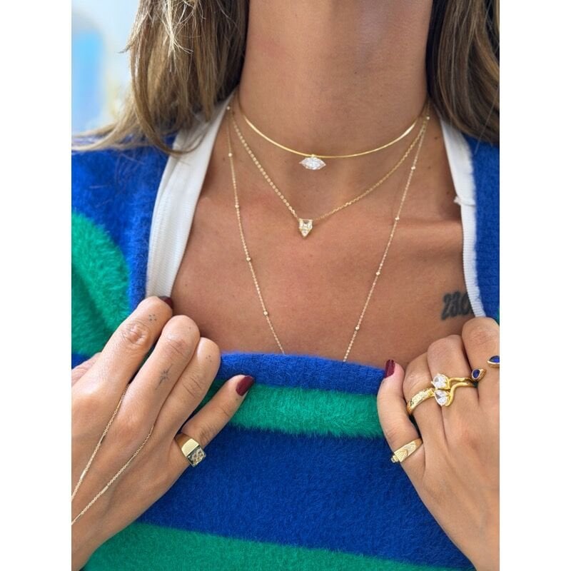 HAİLEY KOLYE (925 ayar Gümüş )