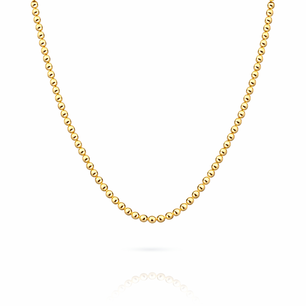 DÜZ TOPÇUK KOLYE (50cm)