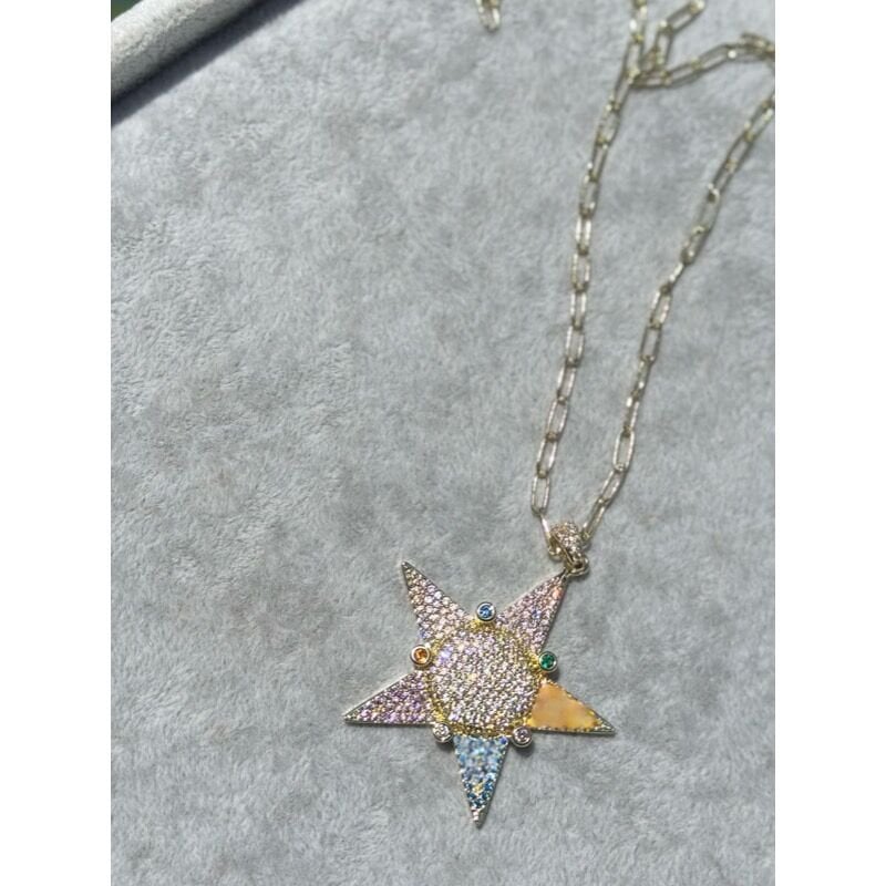 BİG STAR RENKLİ KOLYE