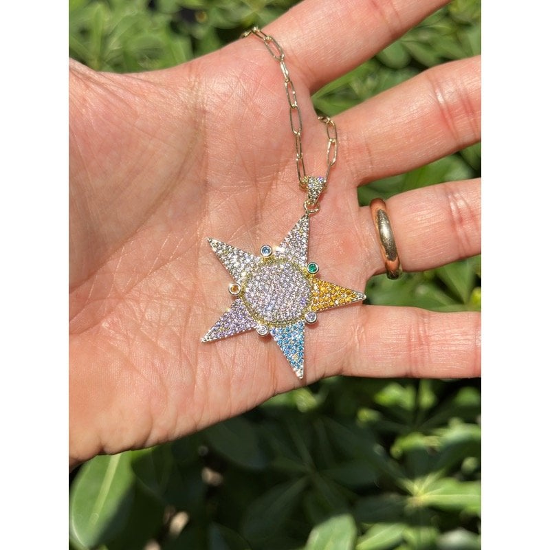 BİG STAR RENKLİ KOLYE