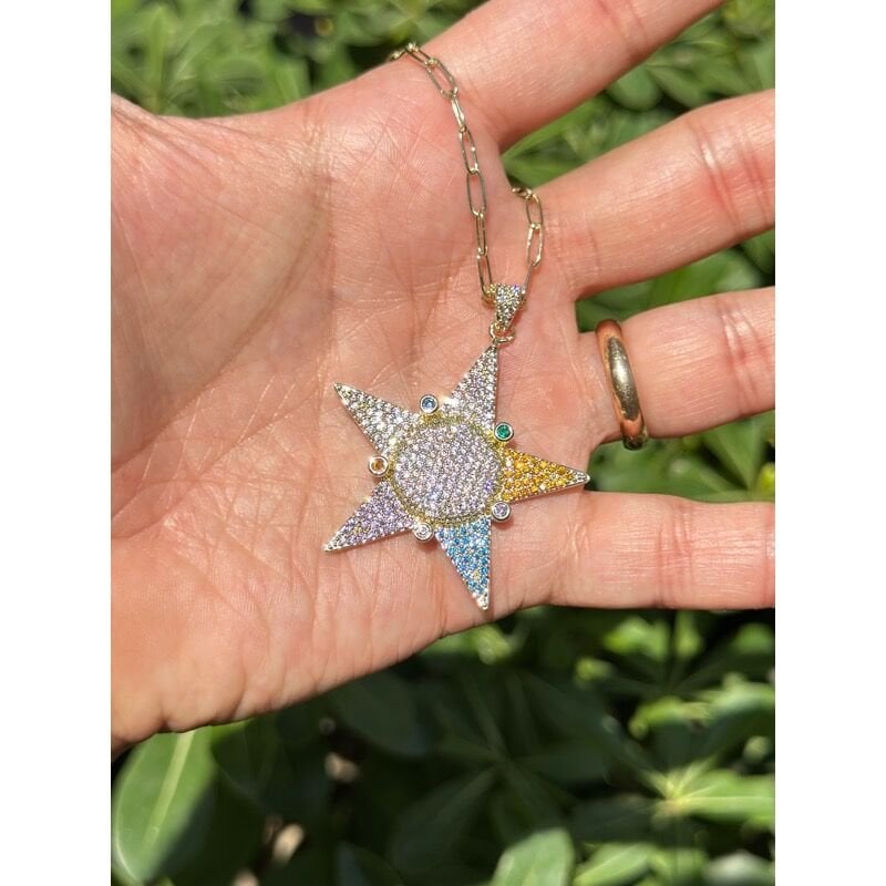 BİG STAR RENKLİ KOLYE