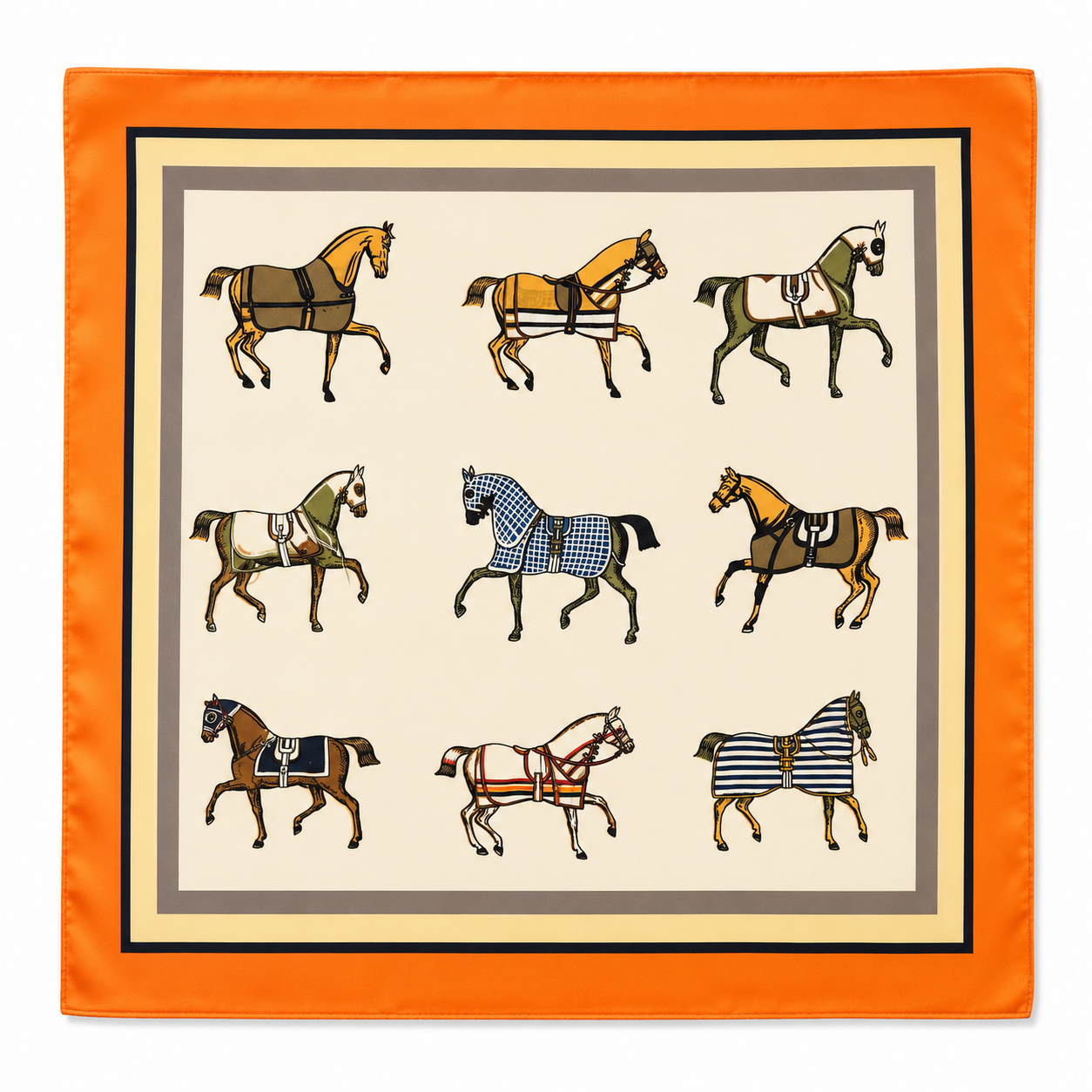 HRMES DESEN ŞAL 70x70 ÖLÇÜ