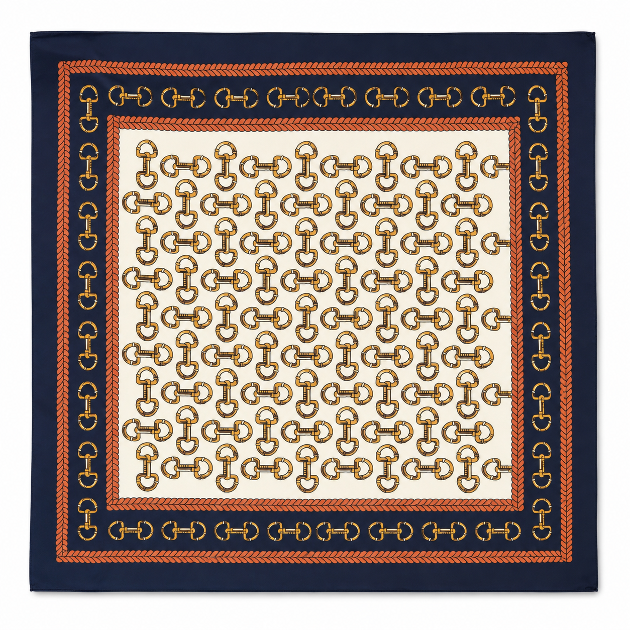ZİNCİR DESEN ŞAL 70x70 ÖLÇÜ