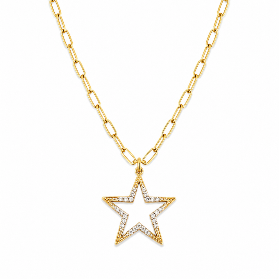 STAR ZİNCİR KOLYE