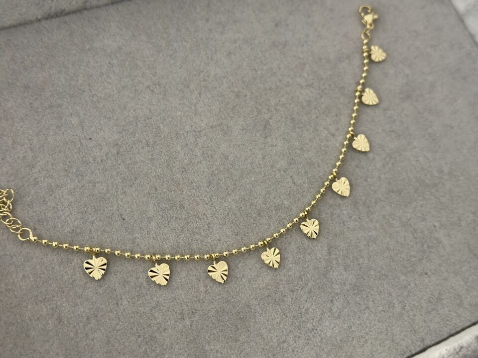 MİNİMA ZİNCİR VE PLAKA DETAYLI BİLEKLİK